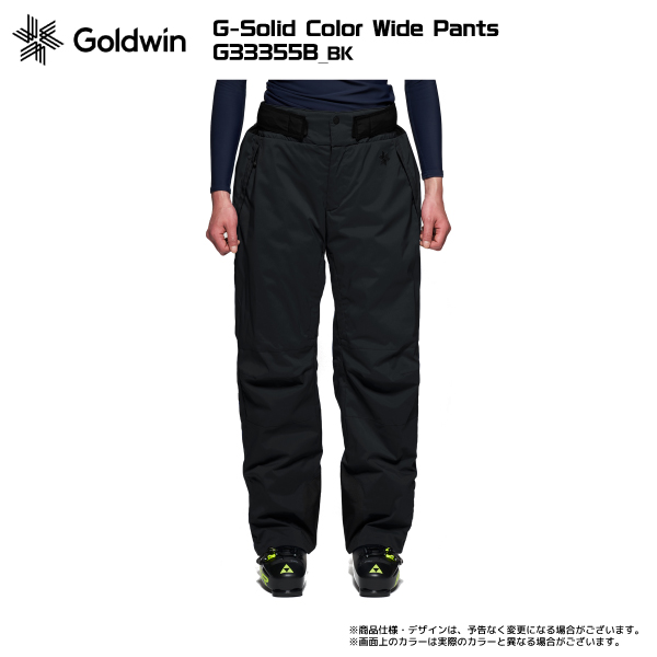 2023-24 GOLDWIN（ゴールドウィン）G-Solid Color Wide  Pants（ソリッドカラーパンツ）G33355B【スキーパンツ/数量限定】