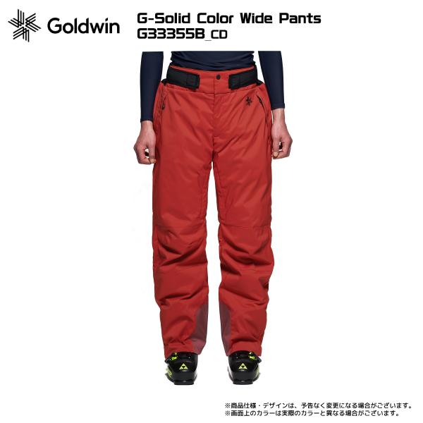 2023-24 GOLDWIN（ゴールドウィン）G-Solid Color Wide Pants（ソリッドカラーパンツ）G33355B【スキーパンツ/数量限定】｜linkfast｜02