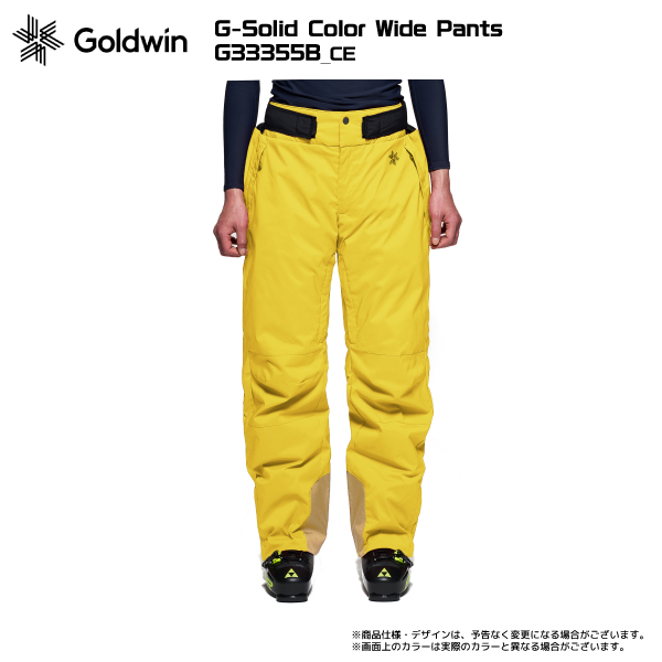 2023-24 GOLDWIN（ゴールドウィン）G-Solid Color Wide Pants 