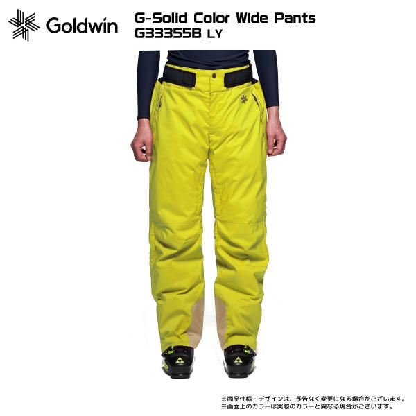 2023-24 GOLDWIN（ゴールドウィン）G-Solid Color Wide Pants（ソリッドカラーパンツ）G33355B【スキーパンツ/数量限定】｜linkfast｜06