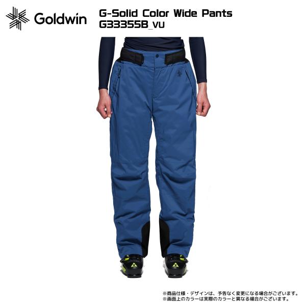 2023-24 GOLDWIN（ゴールドウィン）G-Solid Color Wide Pants（ソリッドカラーパンツ）G33355B【スキーパンツ/数量限定】｜linkfast｜03