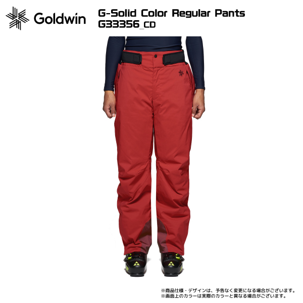 2023-24 GOLDWIN（ゴールドウィン）G-Solid Color Regular  Pants（ソリッドカラーレギュラーパンツ）G33356【スキーパンツ/数量限定】