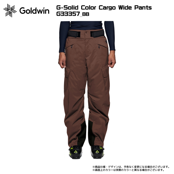 2023-24 GOLDWIN（ゴールドウィン）G-Solid Color Cargo Wide Pants（ソリッドパンツ）G33357【スキーパンツ/数量限定】｜linkfast｜08