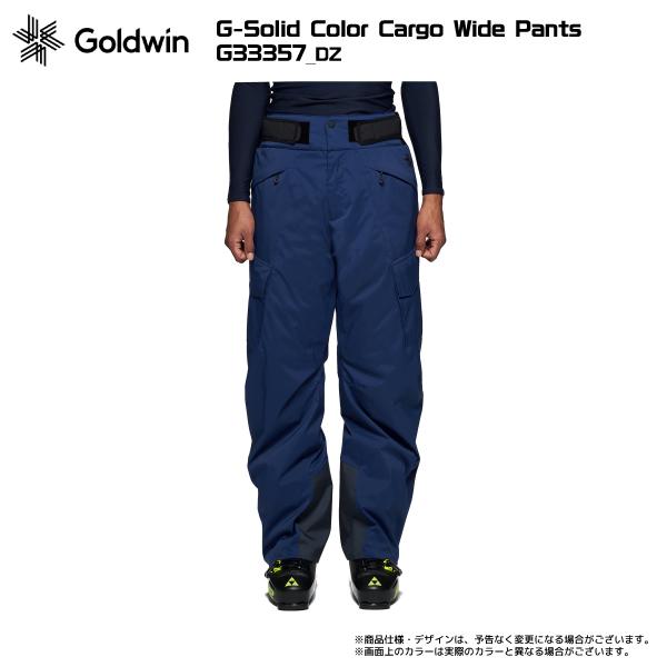 2023-24 GOLDWIN（ゴールドウィン）G-Solid Color Cargo Wide Pants（ソリッドパンツ）G33357【スキーパンツ/数量限定】｜linkfast｜04