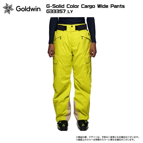2023-24 GOLDWIN（ゴールドウィン）G-Solid Color Cargo Wide Pants（ソリッドパンツ）G33357【スキーパンツ/数量限定】｜linkfast｜07
