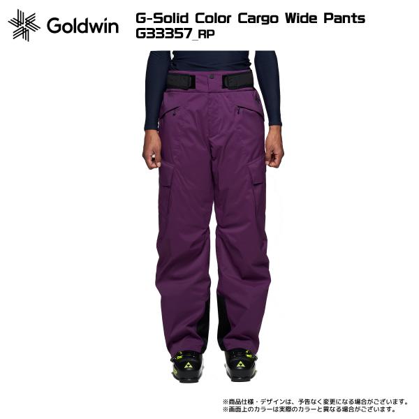 2023-24 GOLDWIN（ゴールドウィン）G-Solid Color Cargo Wide Pants（ソリッドパンツ）G33357【スキーパンツ/数量限定】｜linkfast｜12