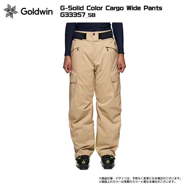2023-24 GOLDWIN（ゴールドウィン）G-Solid Color Cargo Wide Pants（ソリッドパンツ）G33357【スキーパンツ/数量限定】｜linkfast｜09
