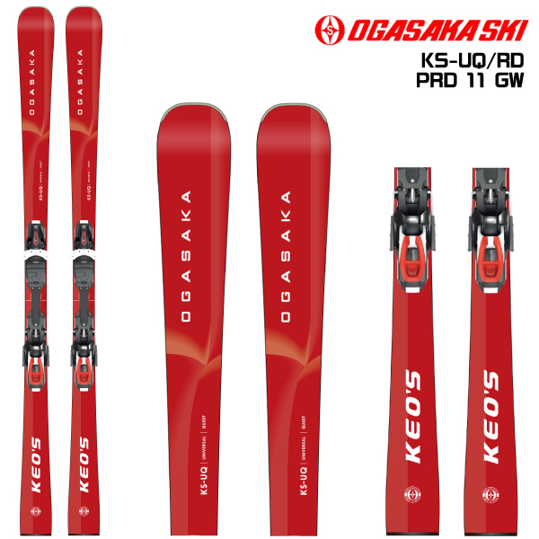 【新品】スキー板 OGASAK KS-AP/BK 165 金具付 新品】スキー板 OGASAK KS-AP/BK 165 金具付 スキー