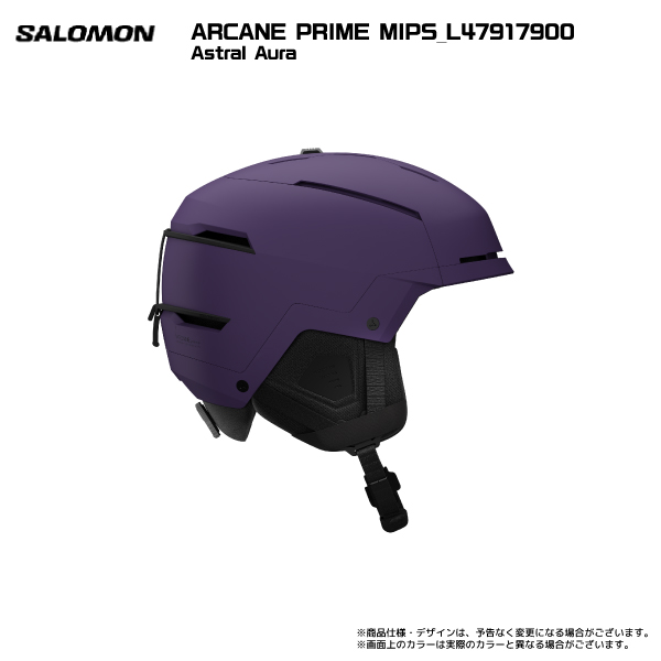 SALOMON スノーボード ヘルメット（色：パープル系）｜スノーボード