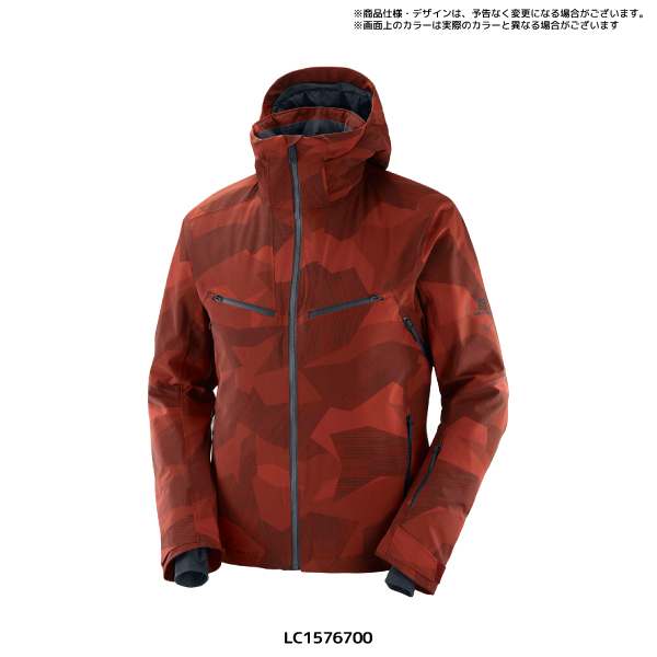 21-22 SALOMON（サロモン）【スキーウェア/在庫処分品】 BRILLIANT JACKET M（ブリリアント ジャケット  メンズ）【スキージャケット】