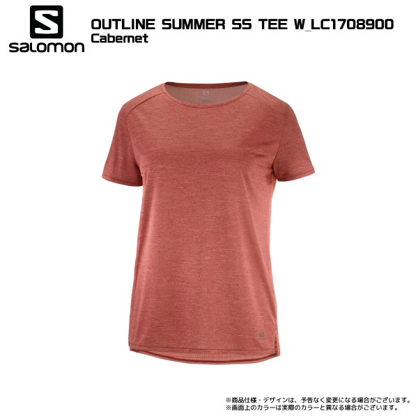 SALOMON（サロモン）OUTLINE SUMMER SS TEE W（アウトラインサマー SSティー ウィメンズ）【レディス/吸汗速乾Tシャツ】【在庫処分セール】｜linkfast｜02