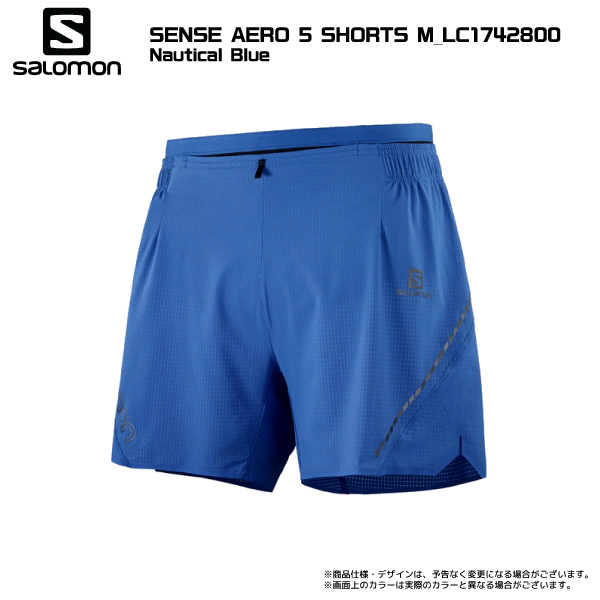 SALOMON（サロモン）SENSE AERO 5’’ SHORTS M（センスエアロ5 ショーツ  メンズ）【ランニングパンツ】【在庫処分セール/ショートパンツ】