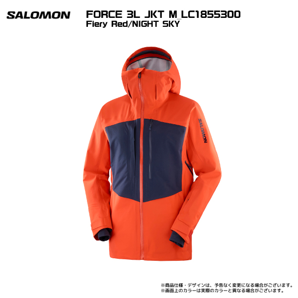 2022-23 SALOMON（サロモン）FORCE 3L JKT（フォース3レイヤージャケット メンズ）【スキージャケット】【在庫処分セール】