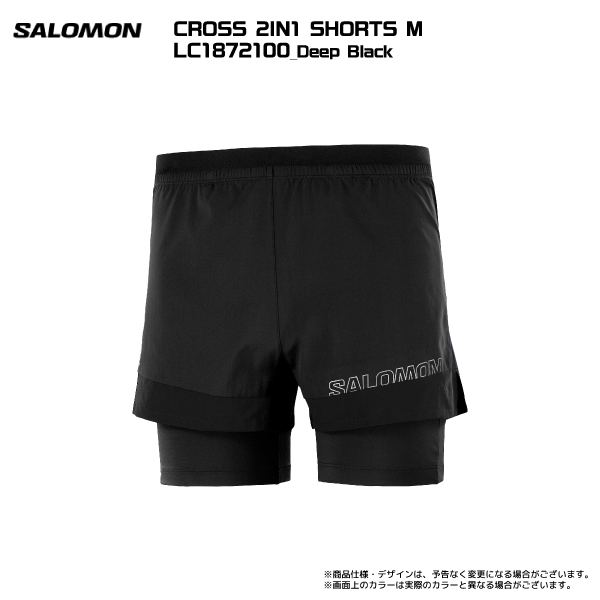 SALOMON（サロモン）CROSS 2IN1 SHORTS M（クロス2イン1 ショート メンズ）【軽量速乾パンツ】【2023/数量限定】｜linkfast｜02