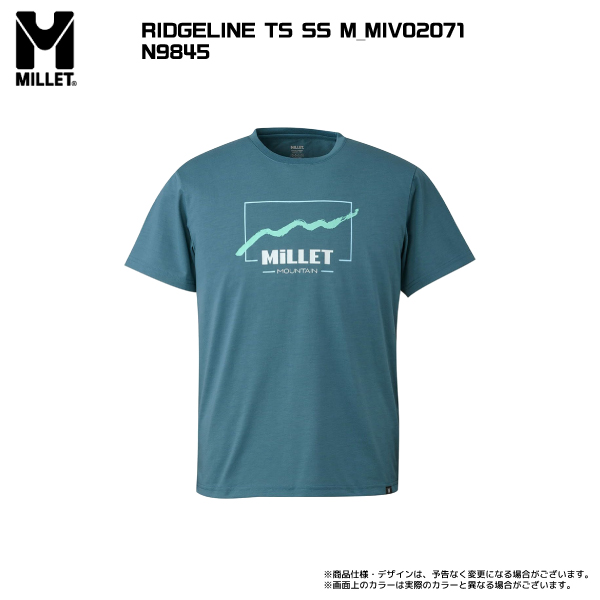 MILLET（ミレー）RIDGELINE TS SS（リッジライン Tシャツ ショートスリーブ）MI...