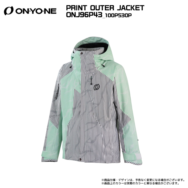 【注文期間6/26迄】23-24 ONYONE（オンヨネ）【スキージャケット/早期予約】 PRINT OUTER JACKET（プリントアウタージャケット）ONJ96P43【12月納品/受注生産】