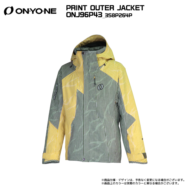 【注文期間6/26迄】23-24 ONYONE（オンヨネ）【スキージャケット/早期予約】 PRINT OUTER JACKET（プリントアウタージャケット）ONJ96P43【12月納品/受注生産】