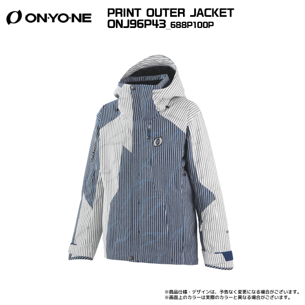 【注文期間6/26迄】23-24 ONYONE（オンヨネ）【スキージャケット/早期予約】 PRINT OUTER JACKET（プリントアウタージャケット）ONJ96P43【12月納品/受注生産】