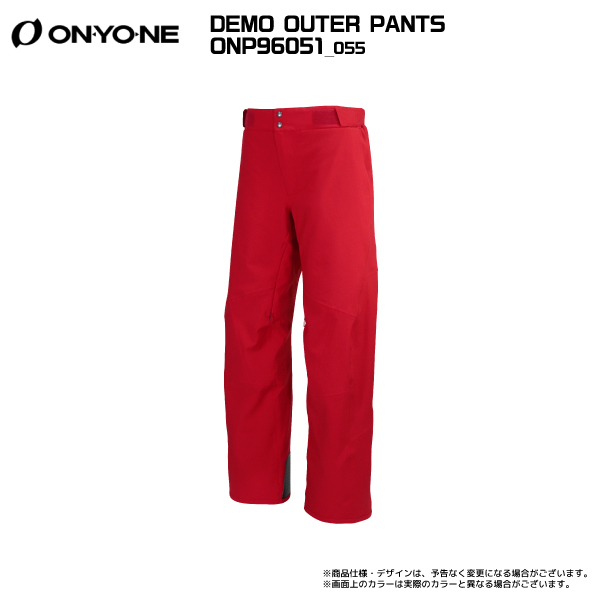 【注文期間6/26迄】23-24 ONYONE（オンヨネ）【スキーパンツ/早期予約商品】DEMO OUTER PANTS（特殊既成サイズ）ONP96051【12月納品/受注生産】