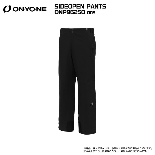 【注文期間6/26迄】23-24 ONYONE（オンヨネ）【スキーパンツ/早期予約商品】SIDEOPEN PANTS（サイドオープン パンツ）ONP96250【12月納品/受注生産】