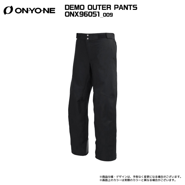 【注文期間6/26迄】23-24 ONYONE（オンヨネ）【スキーパンツ/早期予約商品】DEMO OUTER PANTS（特殊サイズ）ONX96051【12月納品/受注生産】