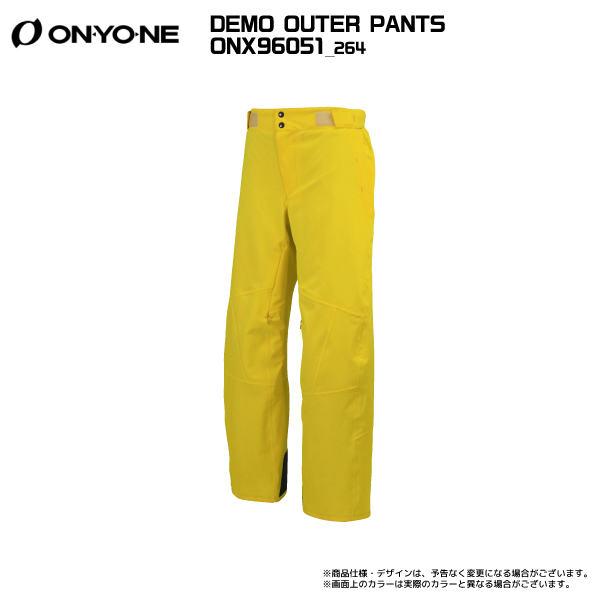 【注文期間6/26迄】23-24 ONYONE（オンヨネ）【スキーパンツ/早期予約商品】DEMO OUTER PANTS（特殊サイズ）ONX96051【12月納品/受注生産】