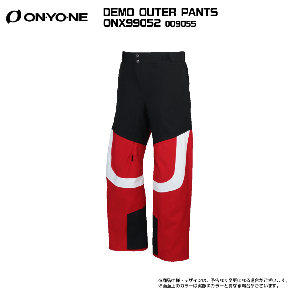 (送料込み、プラス値引き) ONYONEスキーウェア パンツ黒/赤 スキーウェア パンツ｜ウエア｜スキー｜スポーツ おすすめ人気商品