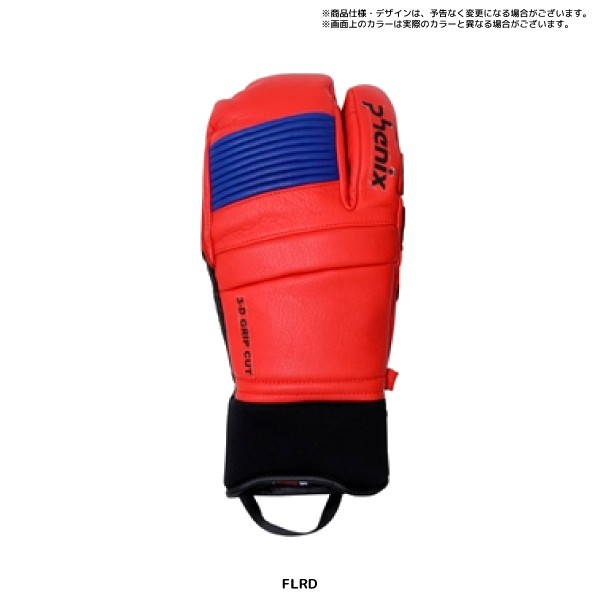 20-21 PHENIX（フェニックス）【スキーグローブ/限定品】Formula Tri-Finger Leather Gloves（FM トリフィンガー グローブ）PFA78GL02【スキーグローブ】｜linkfast｜05