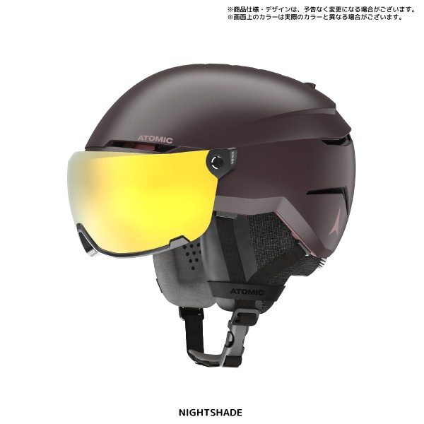 20-21 ATOMIC（アトミック）【スノーヘルメット/数量限定】 SAVOR VISOR  STEREO（セイバーバイザーステレオ）AN5005【バイザー付きヘルメット】