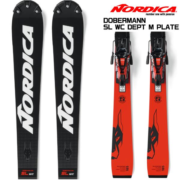 2023-24 NORDICA（ノルディカ）DOBERMANN SL WC DEPT M PLATE + X  COMP12（金具セット）【金具取付料無料】【スキー板/数量限定】