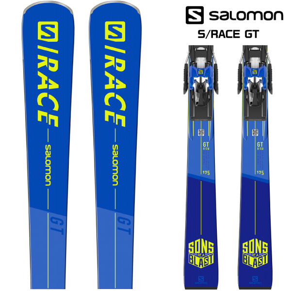 21-22 SALOMON（サロモン）【スキー板/専用金具セット】 S/RACE GT +