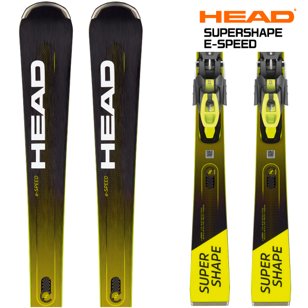 22-23 HEAD（ヘッド）【スキー板/在庫処分/在庫わずか】 SUPERSHAPE E-SPEED + PRD12 GW（Eスピード + 金具セット）313321【金具取付無料】｜linkfast｜02