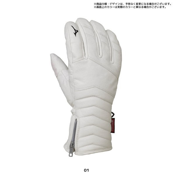 21-22 MIZUNO（ミズノ）【スキーグローブ/数量限定商品】 ALL LEATHER 5FINGER GLOVES（オールレザー  5フィンガーグローブ）Z2JY9501【スキーグローブ】