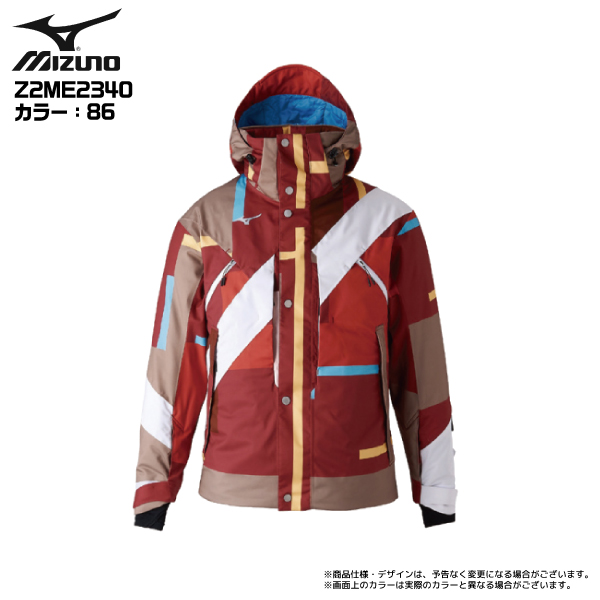 2022-23 MIZUNO（ミズノ）FREE SKI PRINT PARKA（フリースキー プリントパーカ）Z2ME2340【スキージャケット】｜linkfast｜03