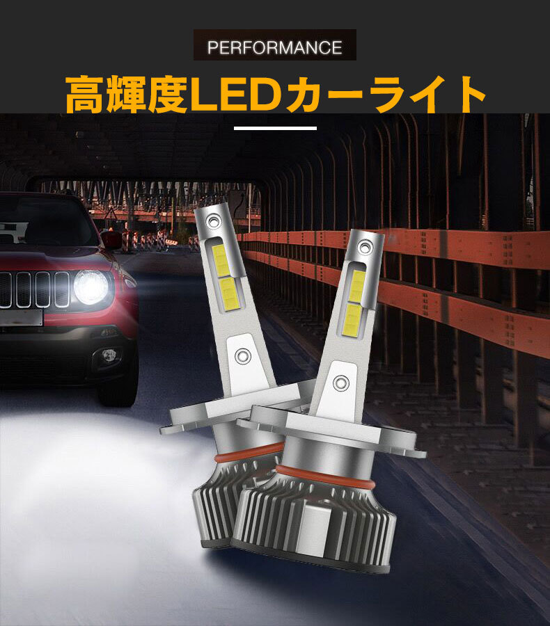 LED H1 M10 LEDヘッドライト バイク用 ハイビーム YAMAHA