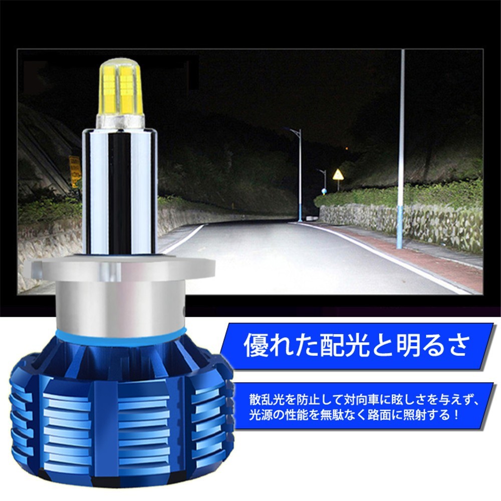360度全面発光 LED D4S ヘッドライト 車用 TOYOTA トヨタ スペイド