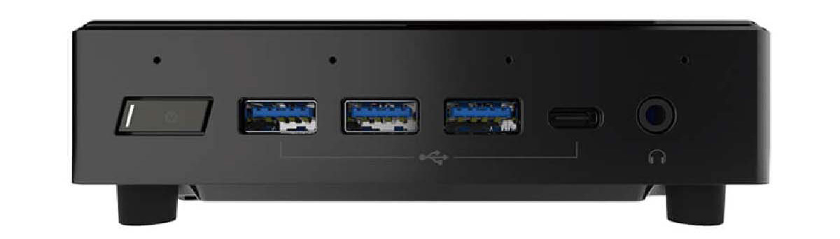 ECS ミニPC LIVA Z3(N6000) Windows 11 Pro メモリ8GB ストレージ128GB