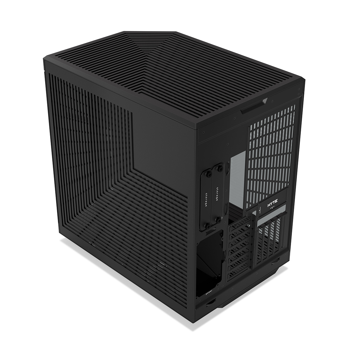 HYTE PCケース Y70 ブラック 独自のピラーレス式パノラマ強化