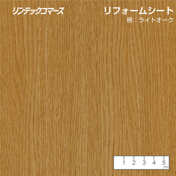 リンテックコマース SR42 リフォームシート 6cm×3.6m ライトオーク リメイク シール テープ 木目 木口テープ エッジテープ 関連画像1