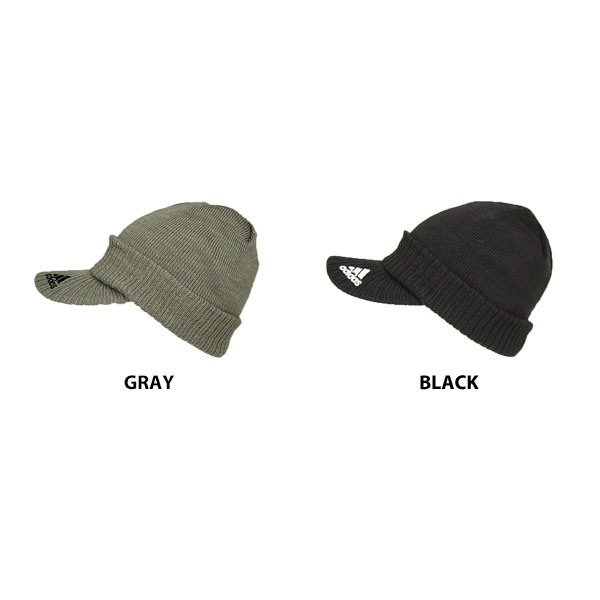 adidas（アディダス） アクリル オスロ ニットキャスケット つば付き