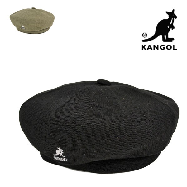 カンゴール ベレー帽 メンズ レディース 黒 大きいサイズ メッシュ 