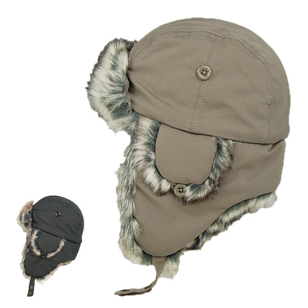 限定セール】 トラッパーハット フライトキャップ 飛行帽 耳当て