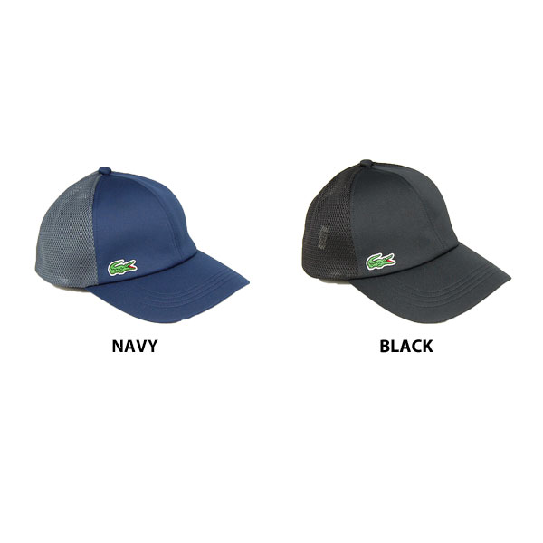 専用ページ新品タグ付き　現行　ラコステロゴメッシュキャップ　黒 ラコステ LACOSTE PRINT MESH CAP （BLACK） - ファッション通販
