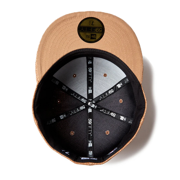 誕生日プレゼント 59FIFTY ニューエラ ロサンゼルス ペーパー 麦わら風 キャップ 帽子