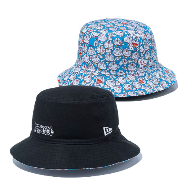 ニューエラ、“ドラえもん尽くし”総柄バケットハットや「59FIFTY