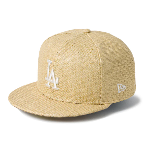 59FIFTY ニューエラ 麦わら風 キャップ ロサンゼルス・ドジャース