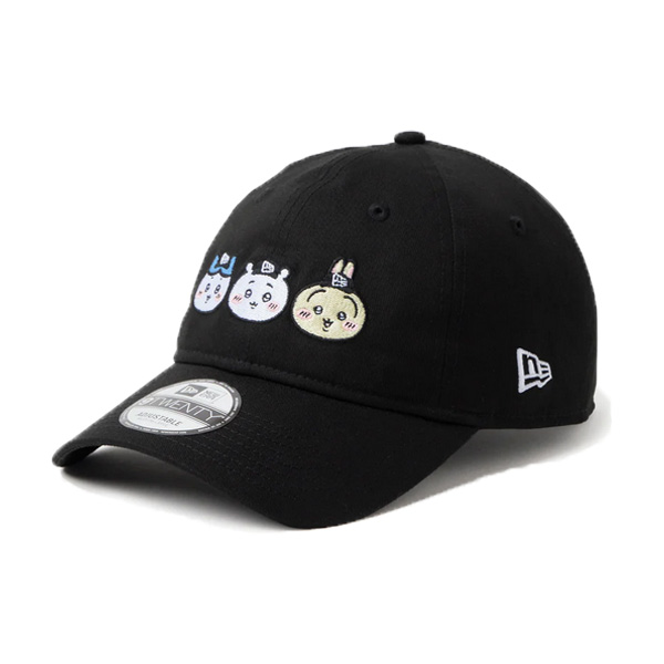 ハチワレ ジャージ上下 キャップ セット ちいかわ　モモンガ 黒 帽子 着ぐるみキャップ フリース リちいかわ ハチワレ うさぎ くり