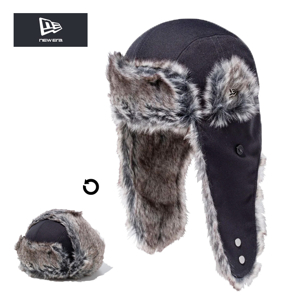 NEW ERA（ニューエラ） トラッパー フライトキャップ 耳当て付き帽子