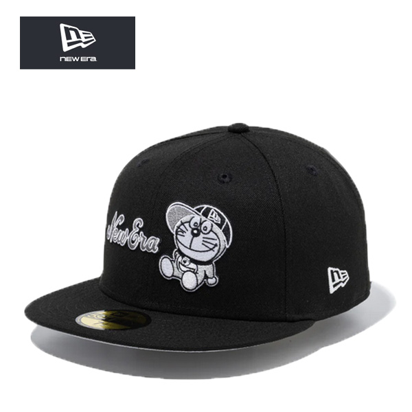 値下げ‼️稀少品‼️新品ニューエラ限定カートバッグ 白黒ドラえもんバージョン 59FIFTY 【期間限定特別セール】ニューエラ コラボ キャップ