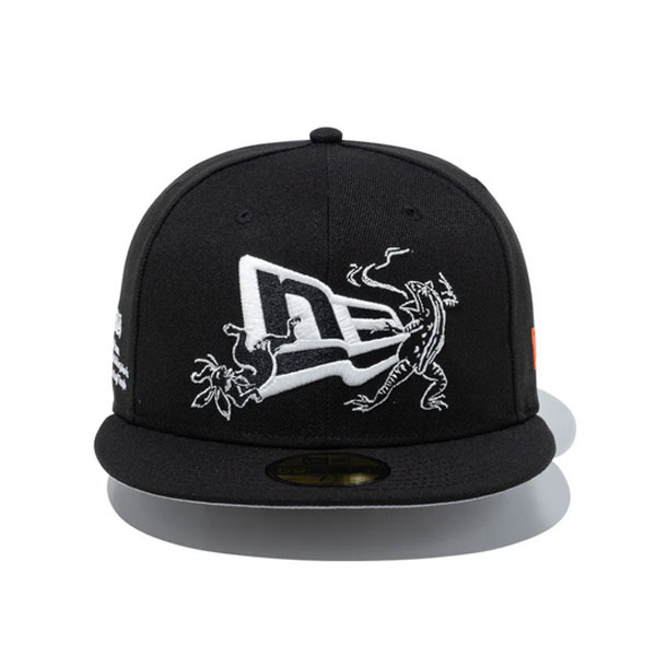 59FIFTY ニューエラ コラボ キャップ 鳥獣戯画 New Era 黒 ブラック